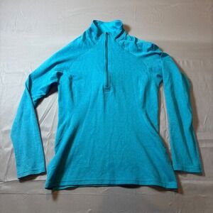 Patagonia Capilene 3 Midweight Quarter Zip Pullover Blue 44451 Women XS